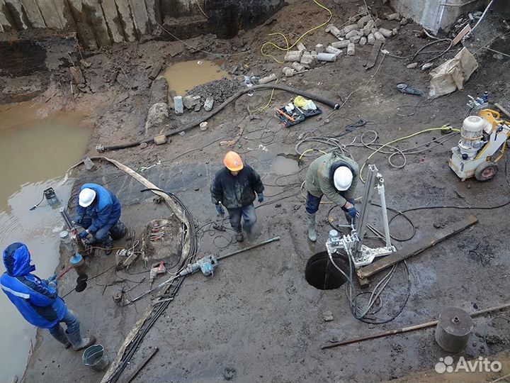 Алмазное сверление отверстий и алмазная резка в ст
