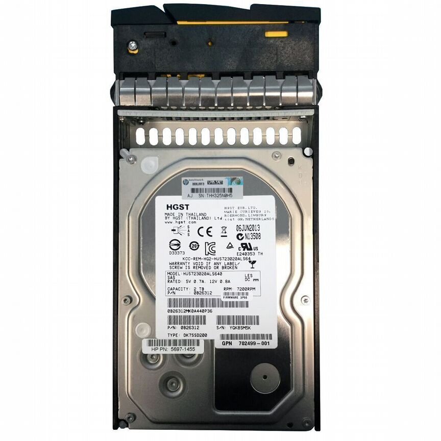[HMRSK2000GBAS07K] Жесткий Диск Hp 2tb Hmrsk2000gbas07k Qr499a Sas