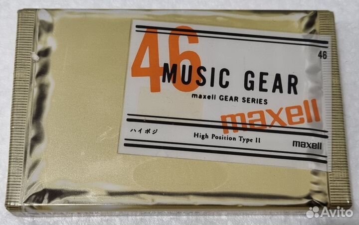 Maxell Music Gear 46 Аудиокассета новая