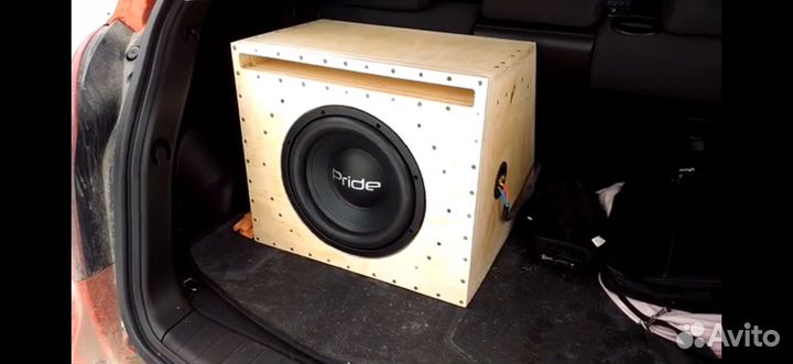 Pride junior 12 v2 + Kicx ap1000d + короб