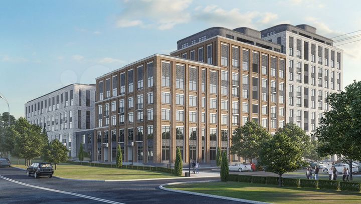 2-к. квартира, 61,6 м², 1/16 эт.