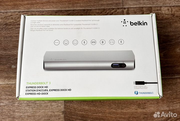 Док станция Belkin Thunderbolt 3 Express HD