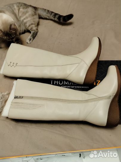 Сапоги женские зимние натуральная кожа новые 39