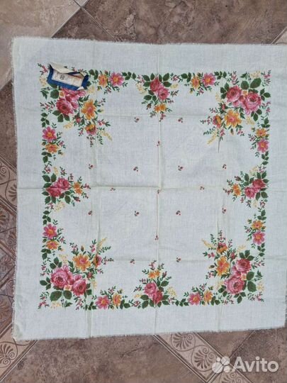 Павлопосадский платок СССР хлопок