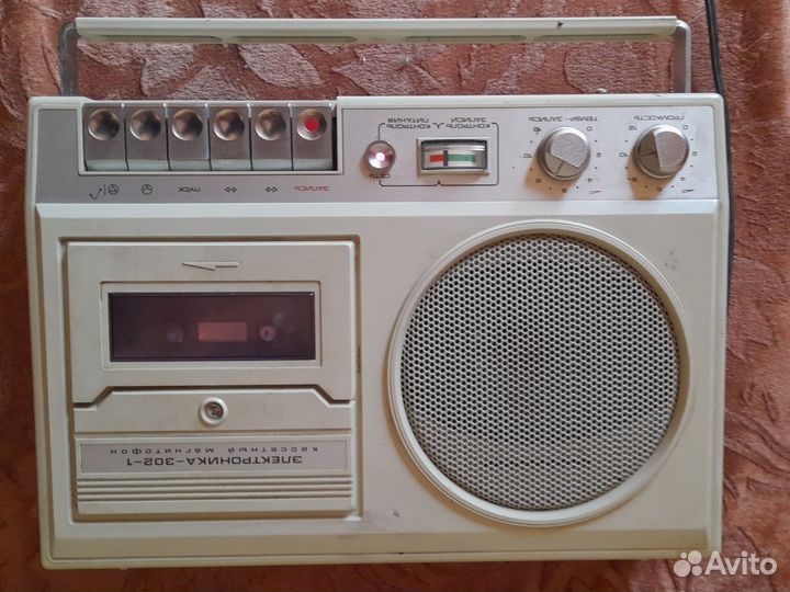 Кассетный магнитофон Электроника 302-1 СССР