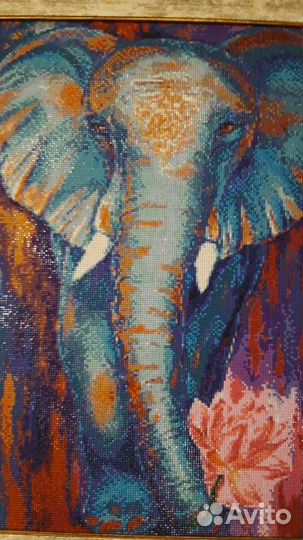 Картина алмазная мозаика готовая работа