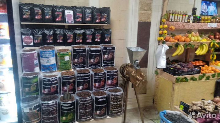 Кофе в зернах и молотый