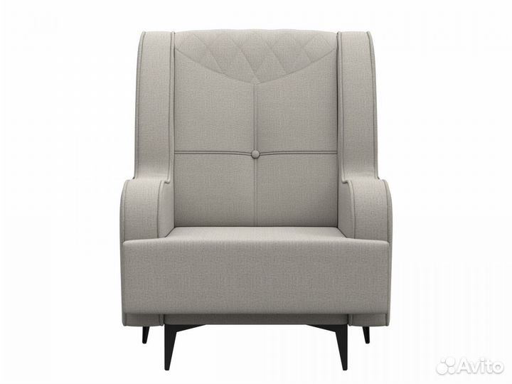 Кресло Неаполь, рогожка, амур бежевый. Москва и мо