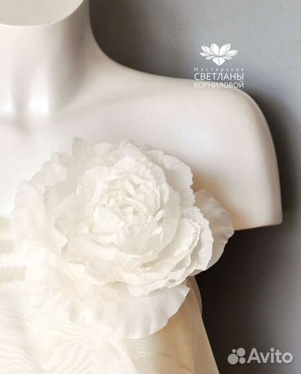 Изготовление цветов из ткани