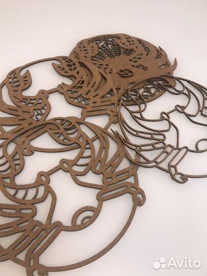 Мандала на любовь, 14 февраля,27 см 5 слоев