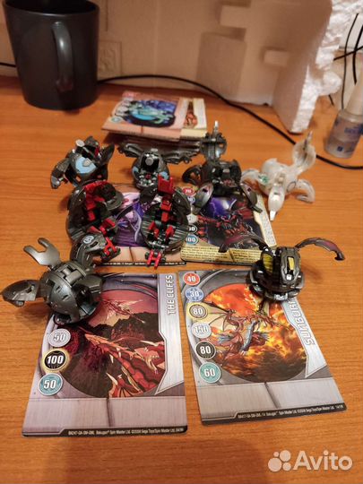 Бакуганы и карты