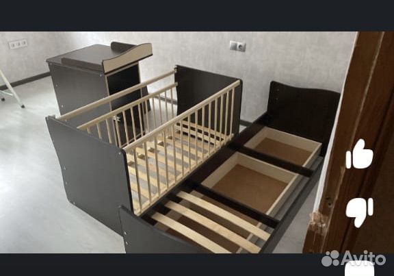 Кровать трансформер для новорожденных