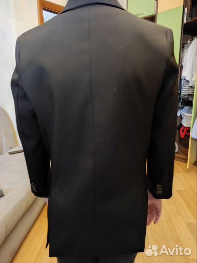 Пиджак и жилет черные 140 рост