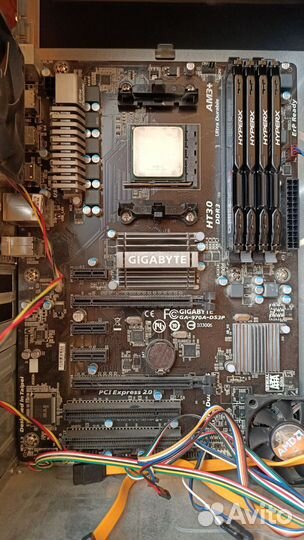 Материнская плата Gigabyte AM3+ с корпусом