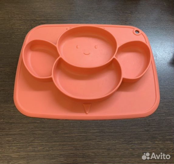 Тарелка секционная силиконовая
