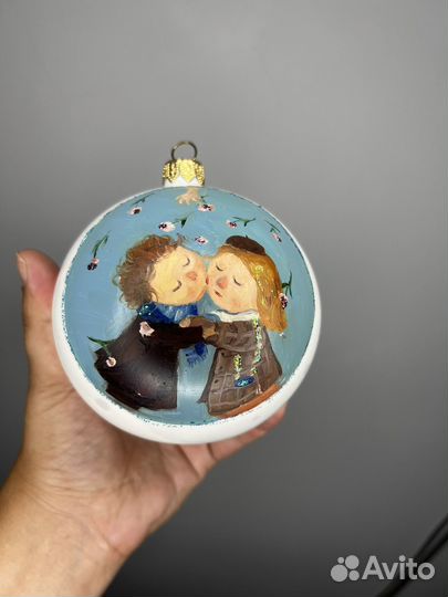 Новогодние шары ручной работы