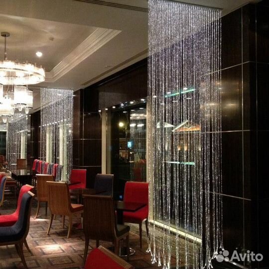 Оптоволоконные занавесы шторы перегородки