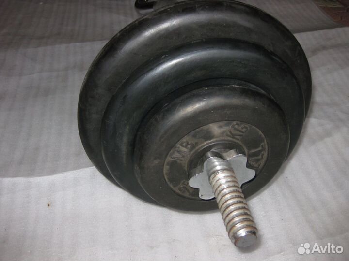 Продам штангу с обрезин.блинами 40.5;43;39,35 кг