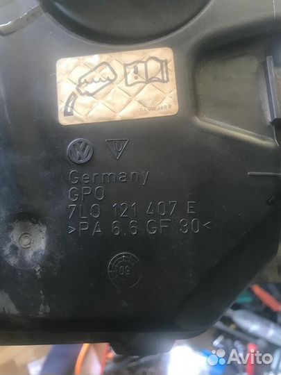 Расширительный бачок на touareg