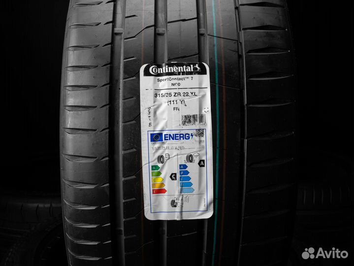 Continental ContiSportContact 7 285/40 R22 и 315/35 R22