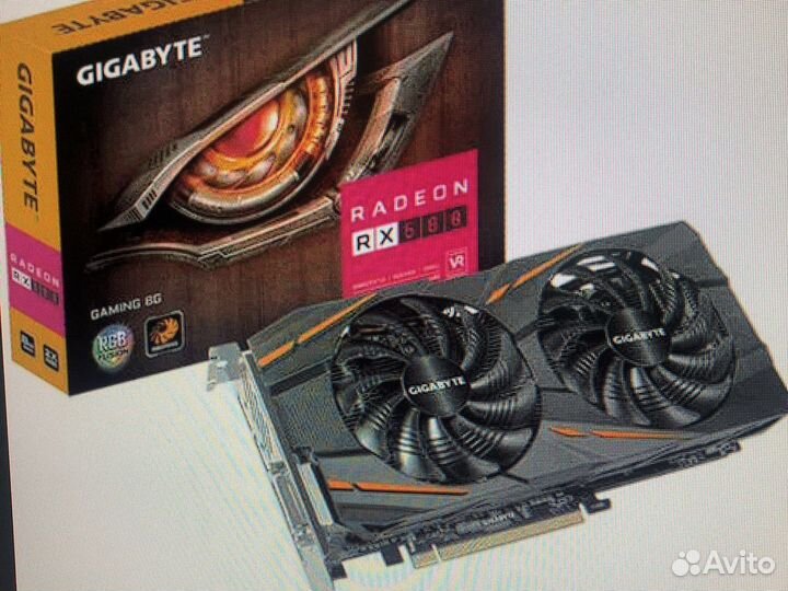 Видеокарта Gigabyte Radeon rx580 8gb