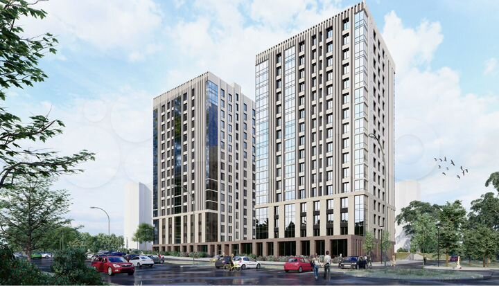 Квартира-студия, 21,9 м², 27/32 эт.