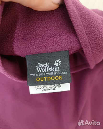 Jack wolfskin флисовая кофта