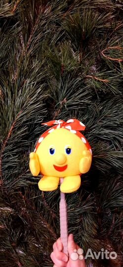 Кукла тростевая (Колобок) для кукольного театра