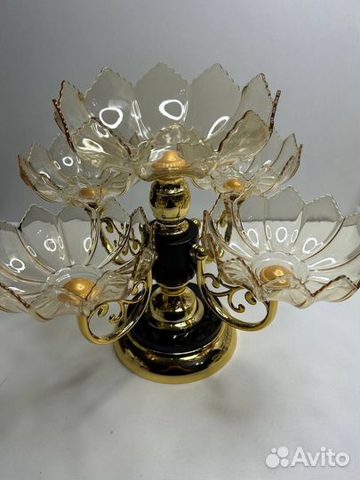 Ваза для фруктов и сухофруктов, крутящая подставка