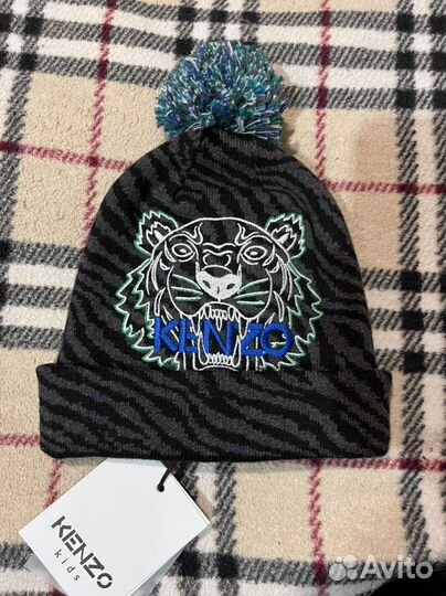 Детская шапка kenzo новая на 1 год