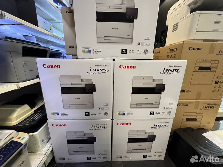 Мфу лазерный цветной с WiFi Canon MF655cdw