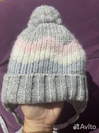 Шапка для девочки осень зима