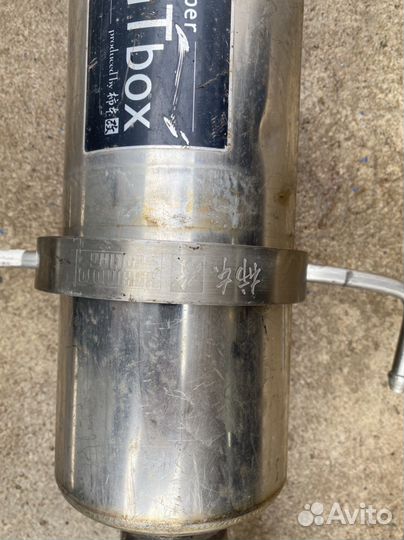 Бочка глушителя прямоток gt box kakimoto