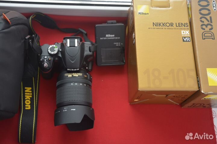 Nikon D3200 + объектив 18-105