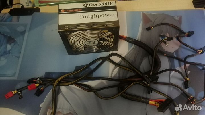 Блок питания 500w thermaltake полумодульный
