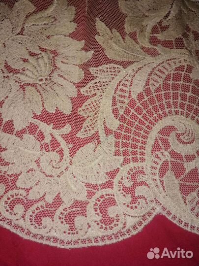 Скатерть круглая.Винтаж. Германия