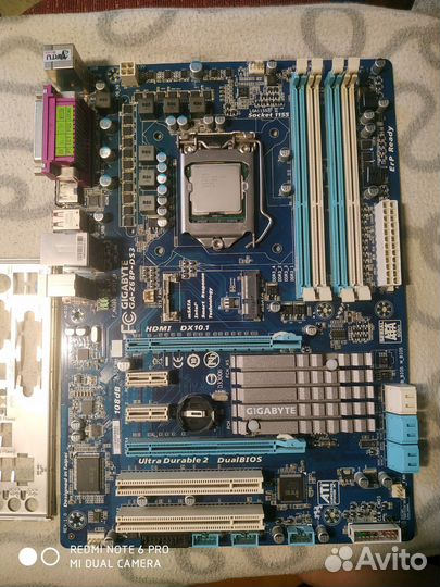 Материнская плата 1155+i5 2300