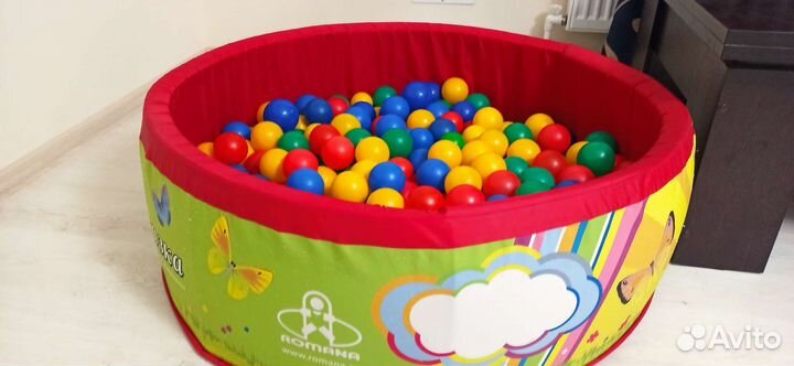 Сухой бассейн с шариками бу