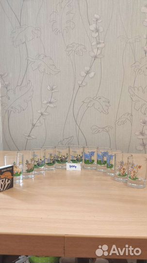 Посуда фарфор рюмки-стопки стекло