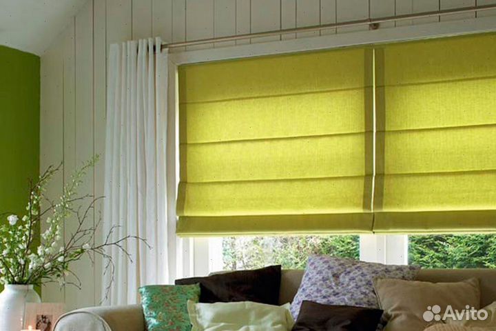 Римские шторы с установкой 