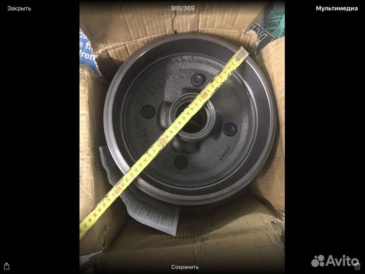 Тормозной барабан на Renault trafic