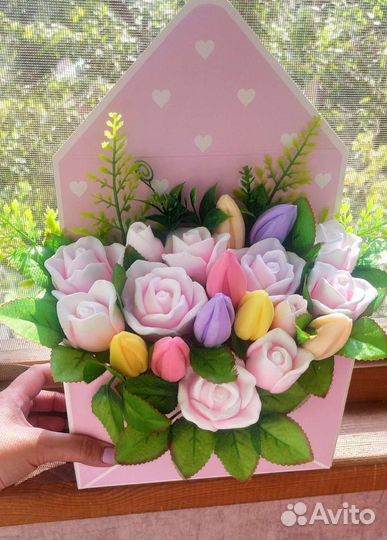 Букеты из мыла