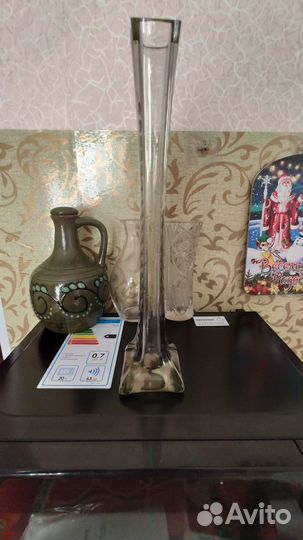 Ваза хрустальная