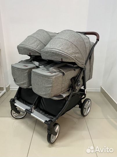 Коляска для двойни Carrello Connect