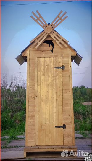 Дачный туалет с установкой JWL458