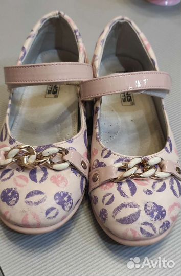 Стильные туфли для девочки 31р-р