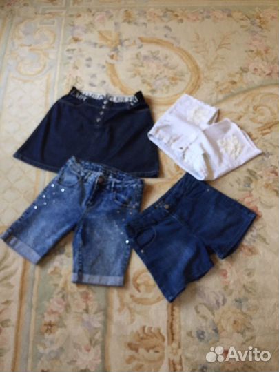Джинсовые шорты для девочек, оригинал
