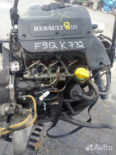Двигатель на Рено Сценик 1 1,9 dCi F9Q K732