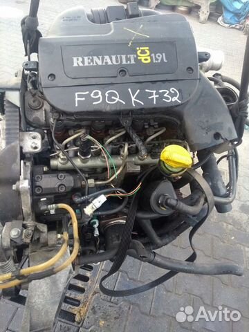 Двигатель на Рено Сценик 1 1,9 dCi F9Q K732