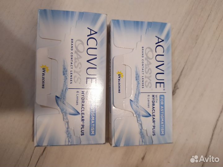 Линзы контактные acuvue oasys